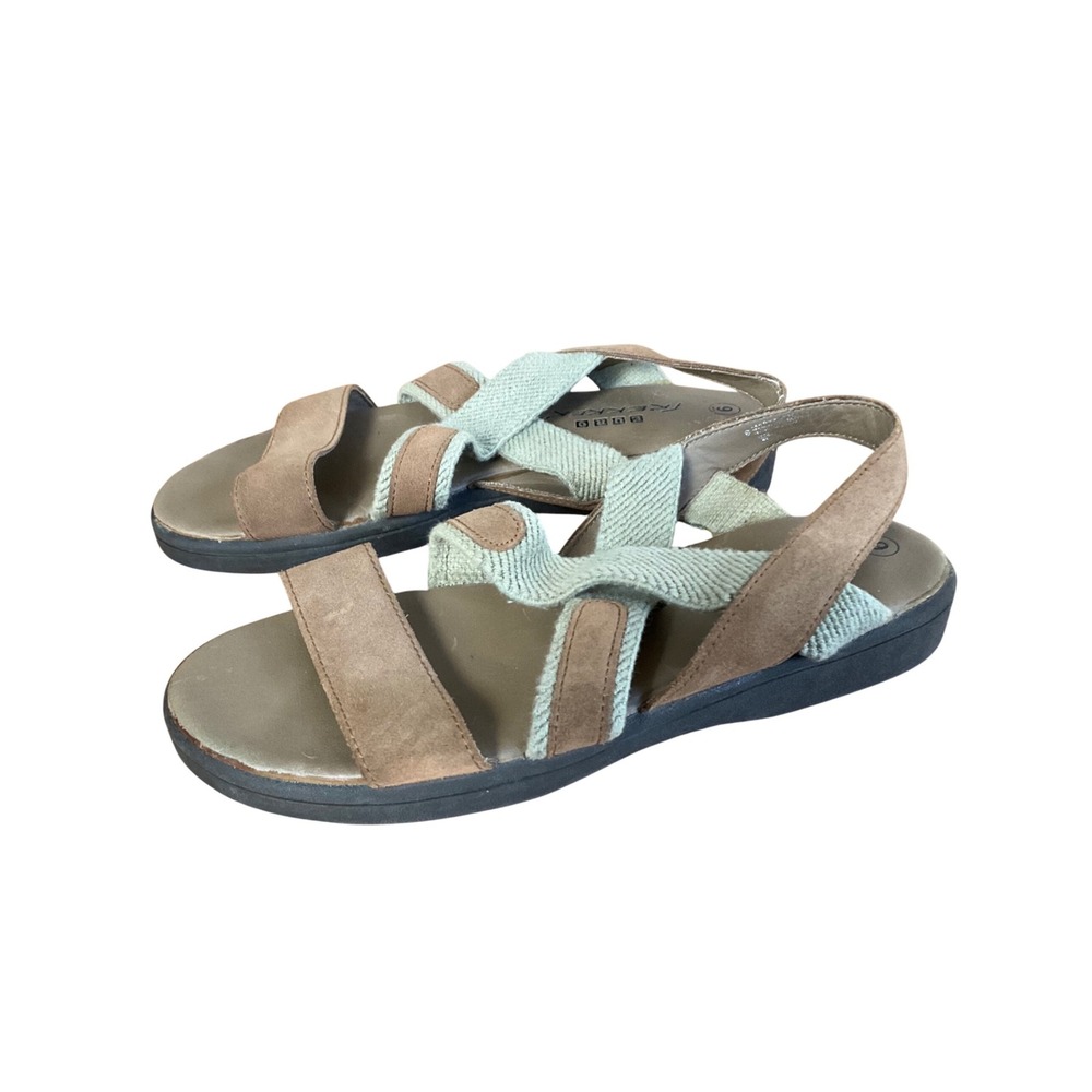 Euro‎ Trekker Sandals Women Size 9 Brown Tan Strappy Comfort Walking
